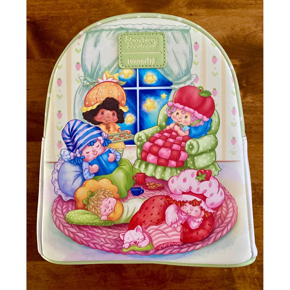 NEW Loungefly Strawberry Shortcake Sleepover Mini Backpack